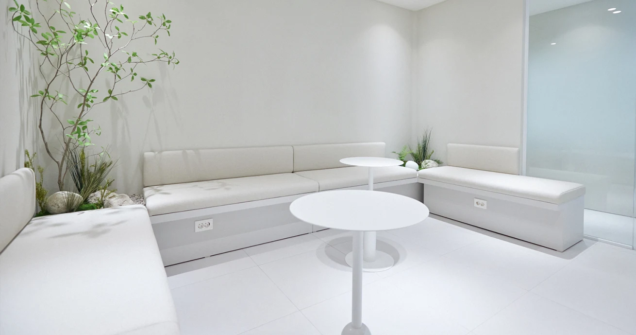 Interior of the Clair clinic in Gangnam